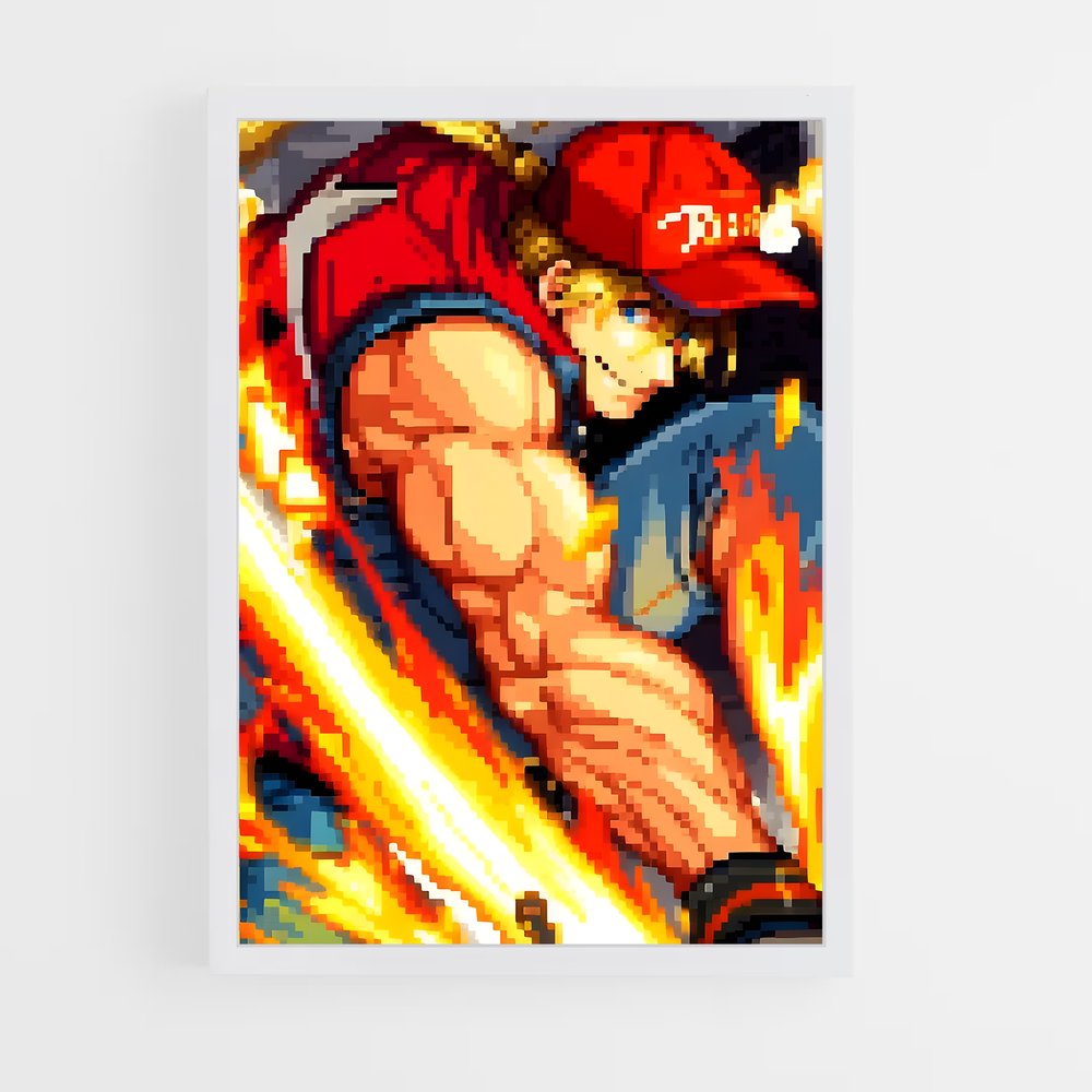 Poster Terry's Street Fight – affiche Super Smash Bros (vue 3)